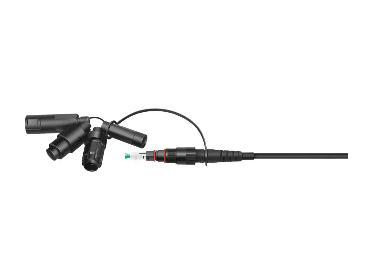 Wasserdichter universeller 4-in-1 SC-Steckverbinder von DYS mit vier austauschbaren Adapterköpfen