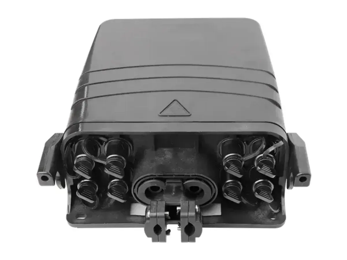 Caixa de distribuição de fibra óptica pré-conectorizada DYS FTTH-144 em carcaça de PP