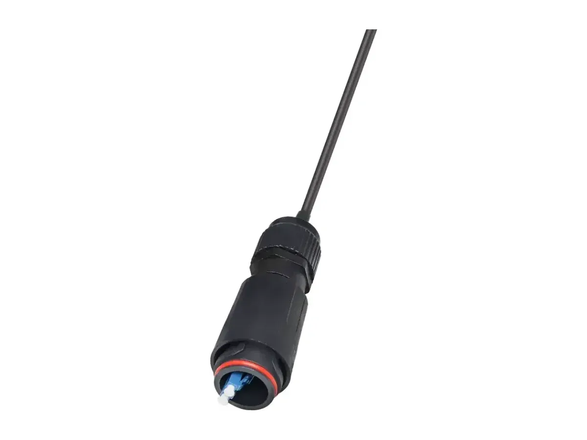 Vista del conjunto de conector para exteriores DYS IP FULLX LC
