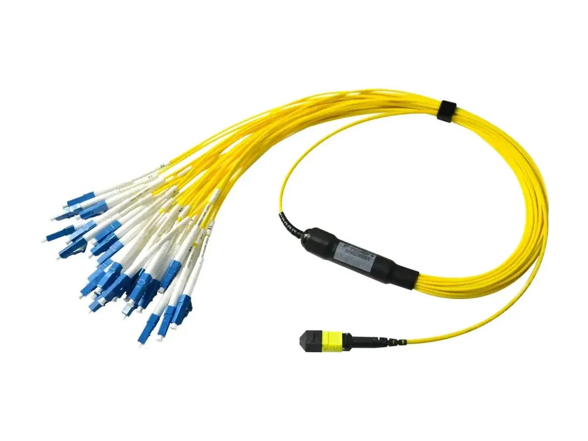 Cable de arnés breakout monomodo DYS MTP a LC de 24F