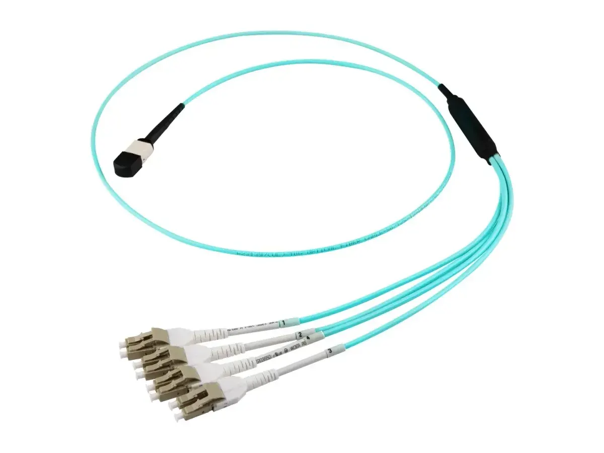 DYS MPO-auf-LC Uniboot 8F OM3 Multimode-Harness-Kabel