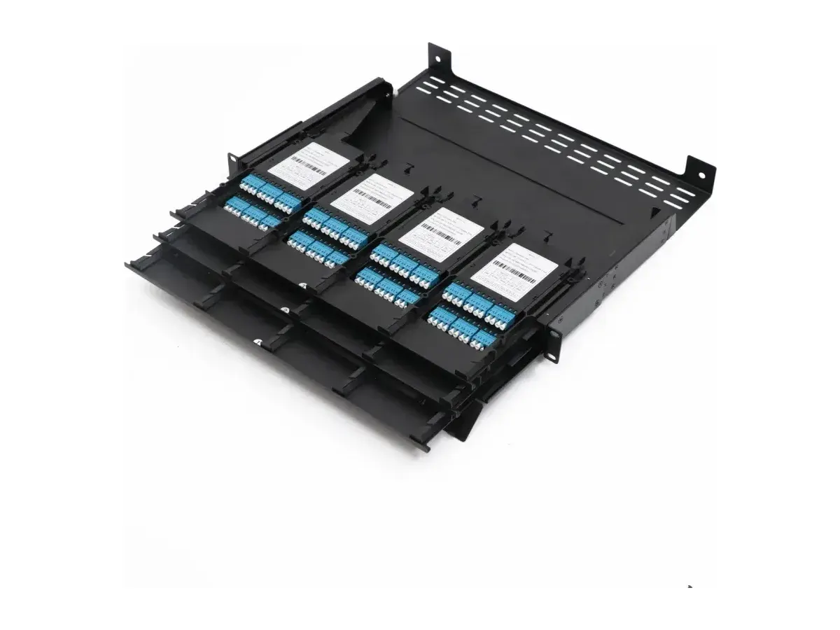 Panel de parcheo de fibra MPO/MTP de alta densidad DYS RS144-1U