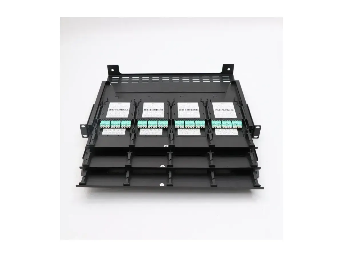 Bandeja deslizante del panel de parcheo MPO/MTP DYS RS144-1U