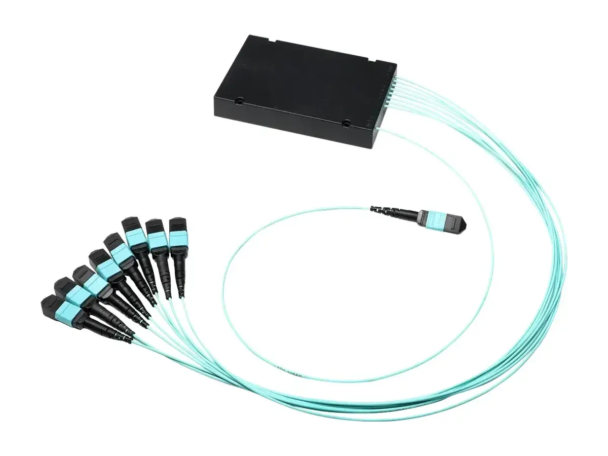 DYS 8x MTP(8F)-zu-MTP ABS-Box PLC-Splitter