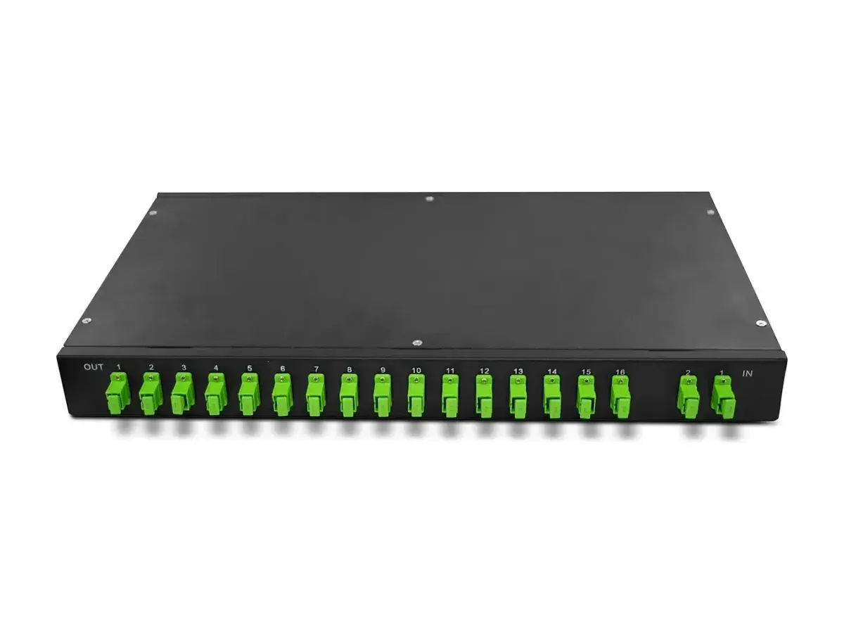 Módulo divisor PLC 2x16 para montagem em rack da DYS