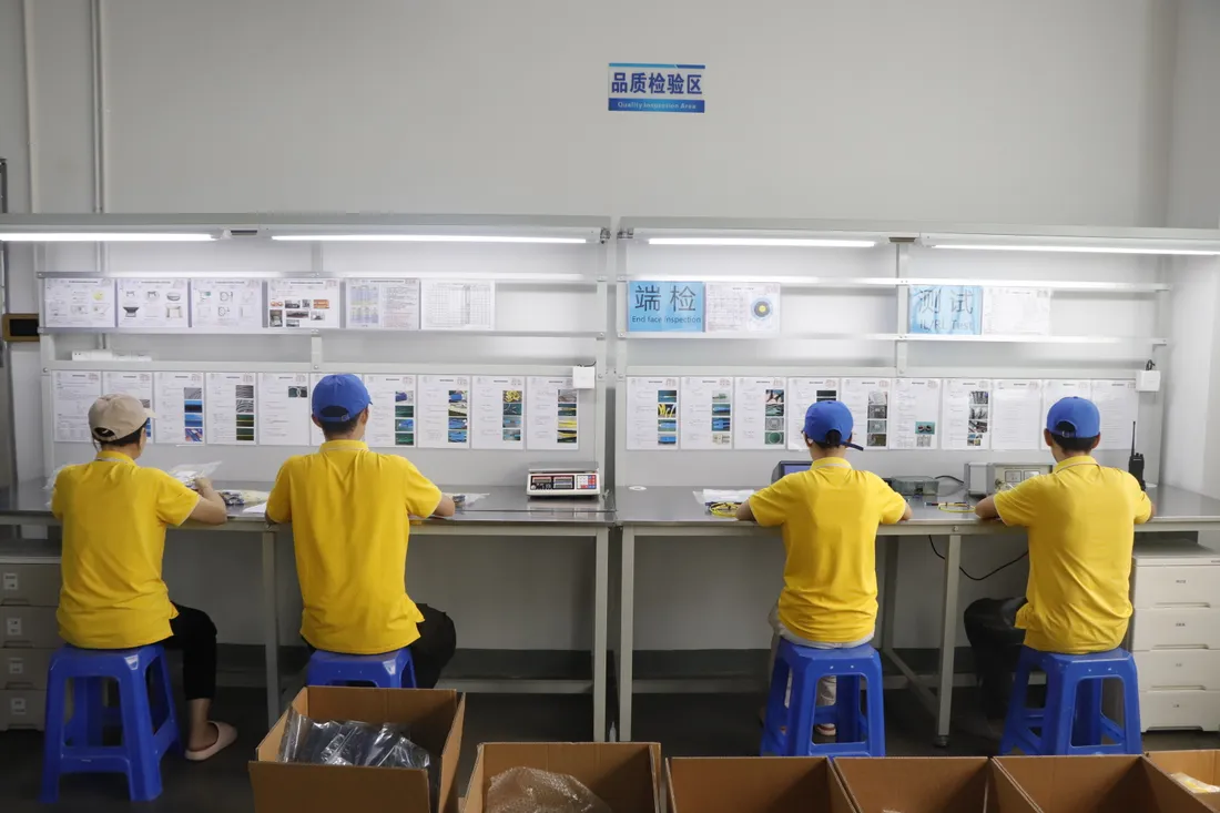 DYS production line delivering fiber optic cable at scale