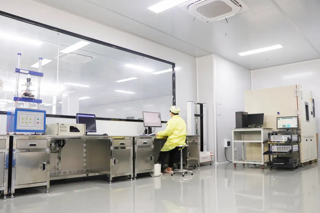 DYS R&D and engineering team developing fiber optic products